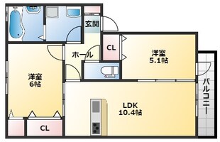 サンシャイン喜連の物件間取画像